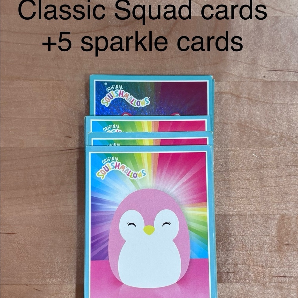Squishmallows Classic Squad Cards - Pink and Blue
